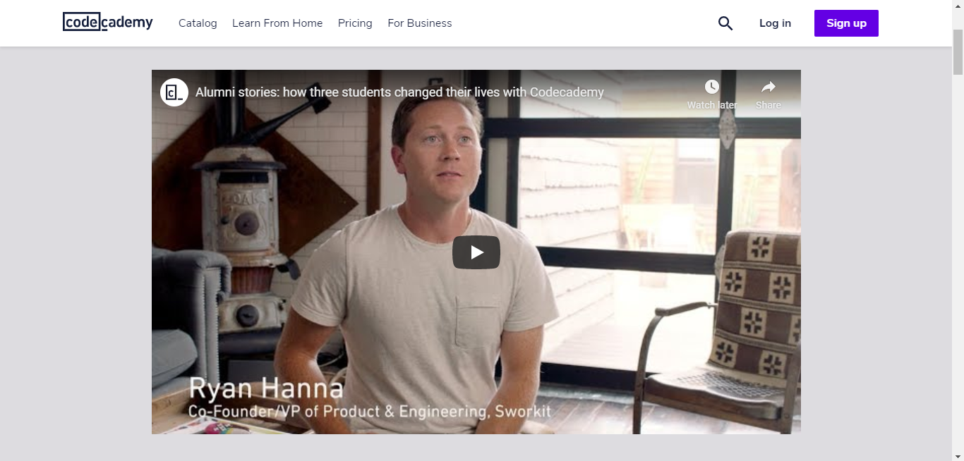 Codeacademy Customer Testimonial Video